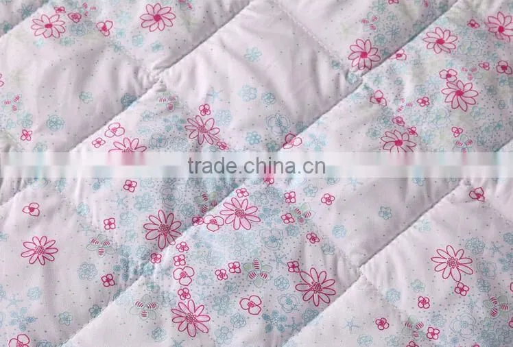 Wholesale printed quilt batting/polyester quilt/summer quilt in nantong