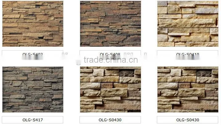 Faux stone for wall/garden decoration