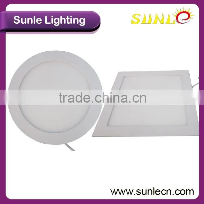 Ultra thin led light panel round, 16w double color rgb led panel light