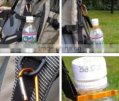 promotional aluminium mini led torch with carabiner