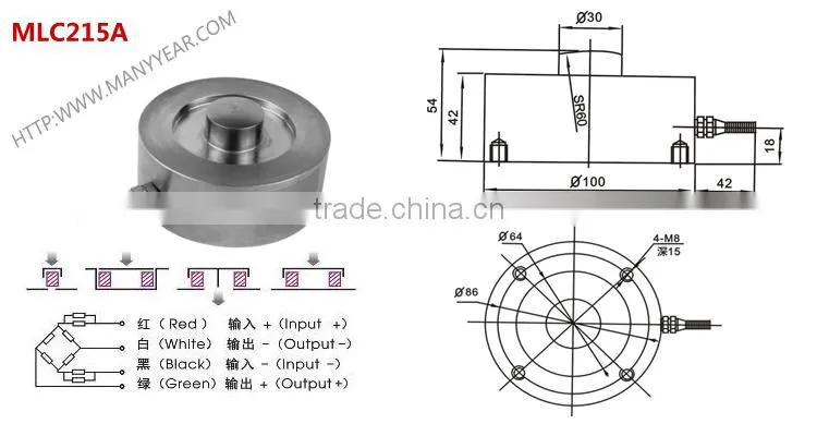 canned scale load cell, tank scale load cell