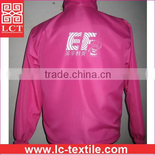 China clothing manufacturer wholesale windproof 190T polyester mechanic us navy work jacket with your own brand print(LCTU0066)