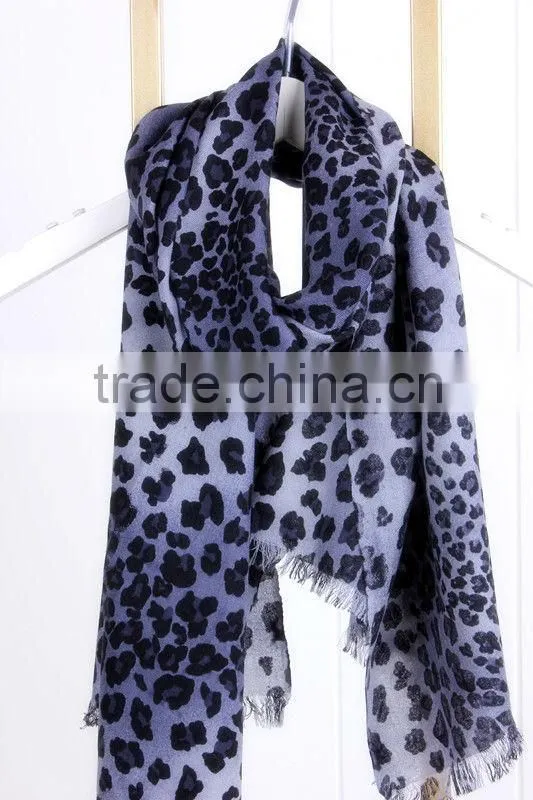Mercerized Wool Printed scarfs