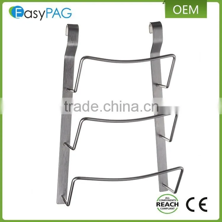New design OEM service wall mounted kitchen stainless steel hanging pot lid holder