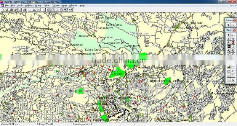 Newest Uruguay mapinfo tab map esri shp arcview shp format map