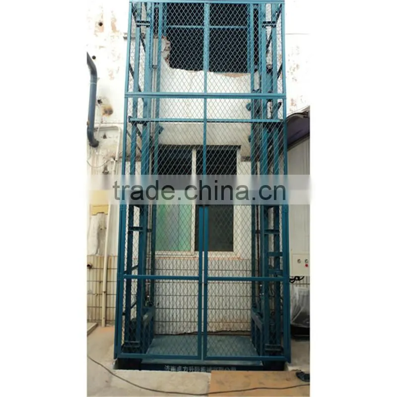 CE warehouse platform ladder ,guide hydraulic lifting