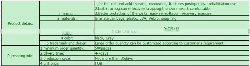 Ankle pad winch walking shoes breathable adjustable ankle orthosis orthopedic shoes