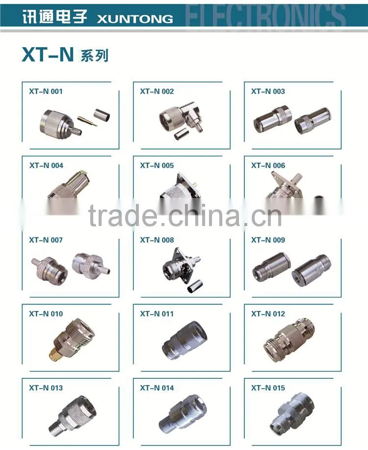 High quality N male rf connector for 7/8 cable