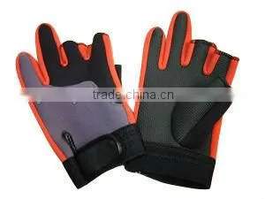 Net surface breathable neoprene gloves