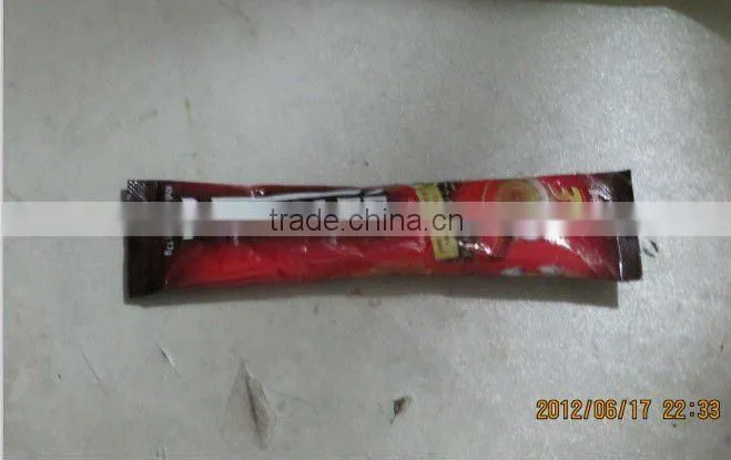 Small scale weighing packaging machine for powders