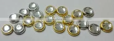 Lead free Half-round rhinestone,Serging Rhingestone