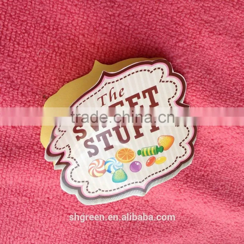 Die cut gum paper sticker