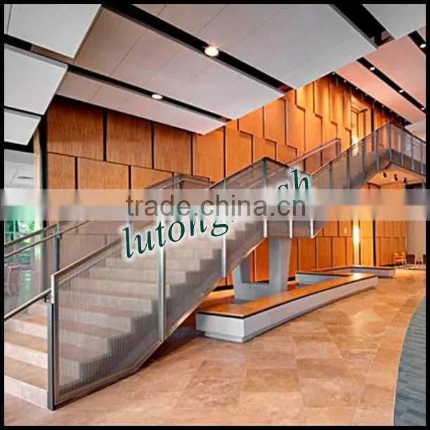 Anping Lutong mesh Architectural Cable Mesh system for architectural facade cladding
