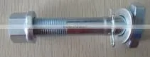 High strenth alloy wheel bolt with nut M22*1.5*100mm for trucks and autos