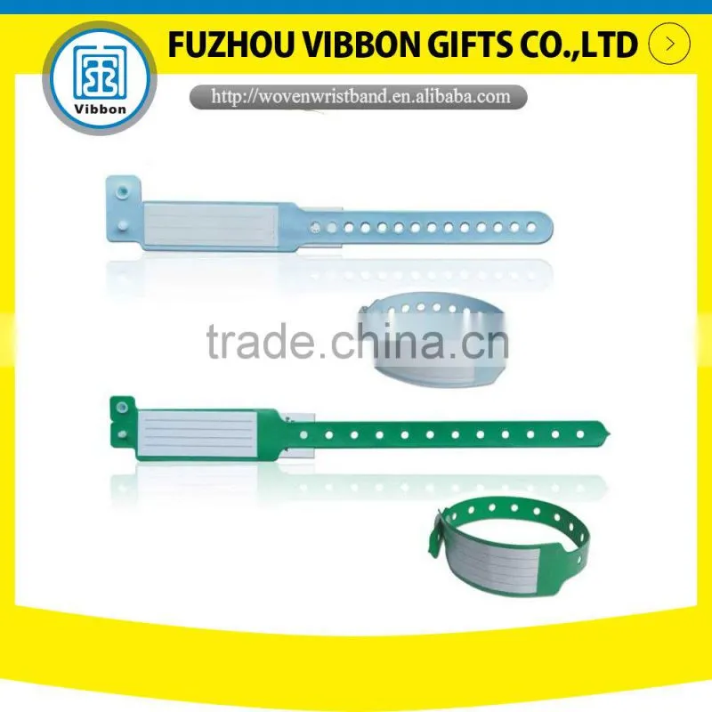 customized PVC bracelet vinyl wristband with serial numbers