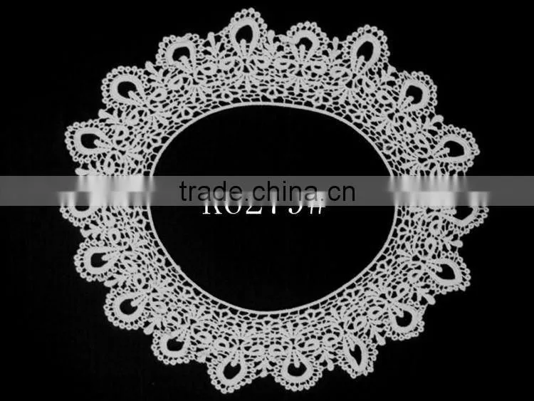 100% cotton fabric fashion embroidery latest women collar designs