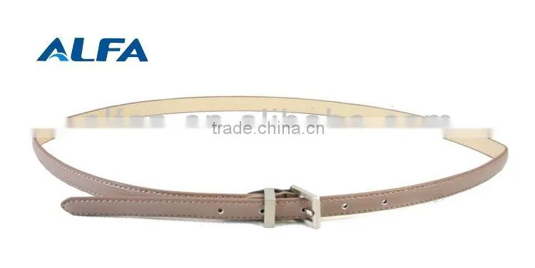 2013 Stable Quality Narrow Cheap Leather Belts