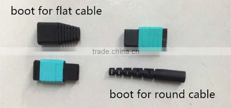 High quality flat cable 12 core MPO-MPO SM fiber optic patch cord