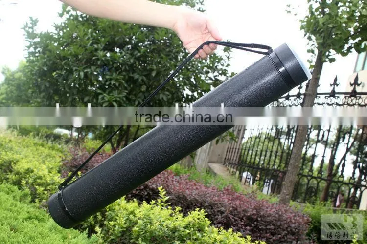 diameter 8.5cm stretchable plastic map tube scroll holder