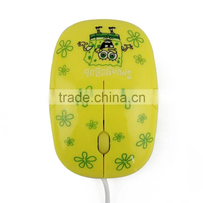 Cute Kawaii Despicable Me Computer Laptop Wired Mouse Ultra-thin 2.4Ghz mouse
