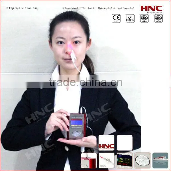 Wuhan HNC Nasal Laser Rhinitis Laser Sinusitis Laser Blood Improver acupuncture point therapy