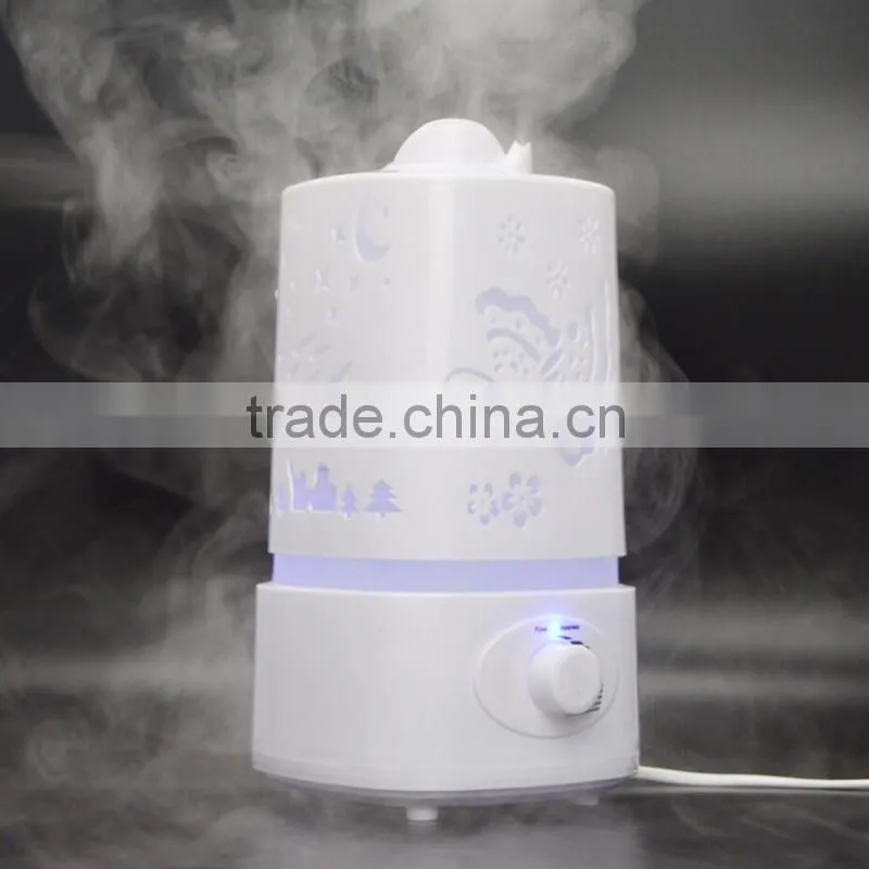 Two Nozzles 1.5L Air Humidifier Portable Ultrasonic humidifier electric aroma diffuser air humidifier nebulizer