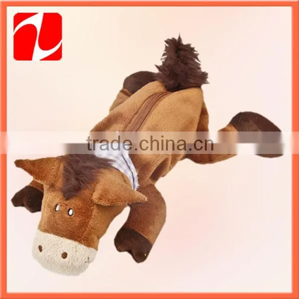 Factory direct sale Brown Plush Bear Toy with Scarf clothing