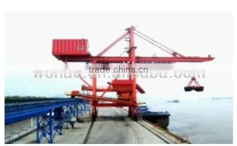 AR-100-2 ship unloader,bridge type grab ship unloader