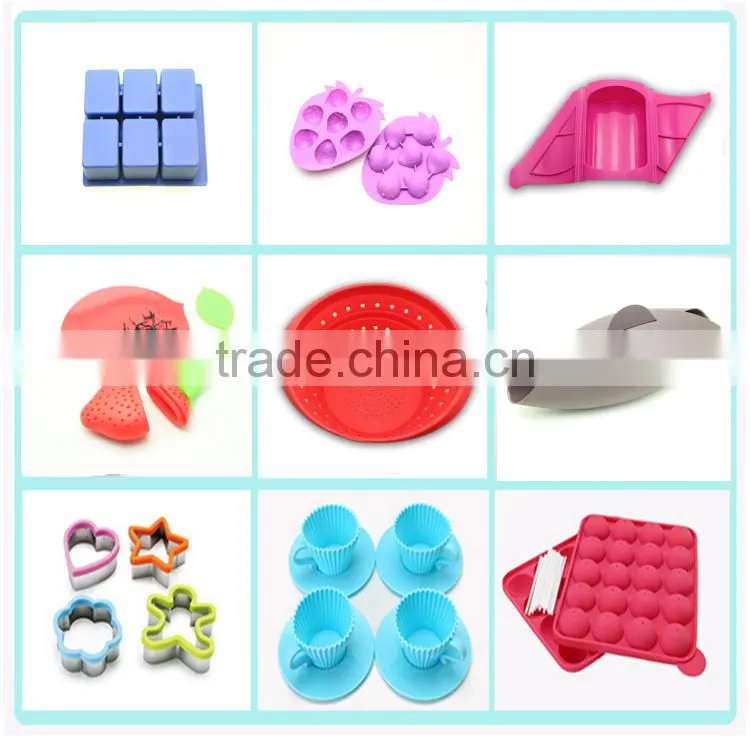 2016 new arrivals silicone rose cake mold