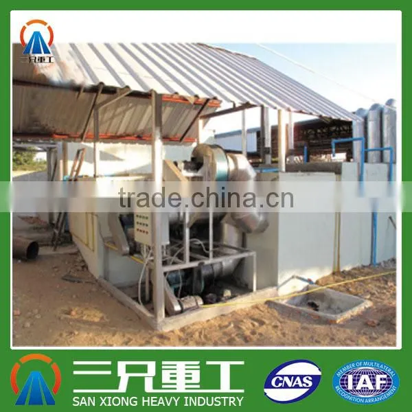 Environment friendly energy saved bbq charcoal carbonization kiln flue gas treatment equipment