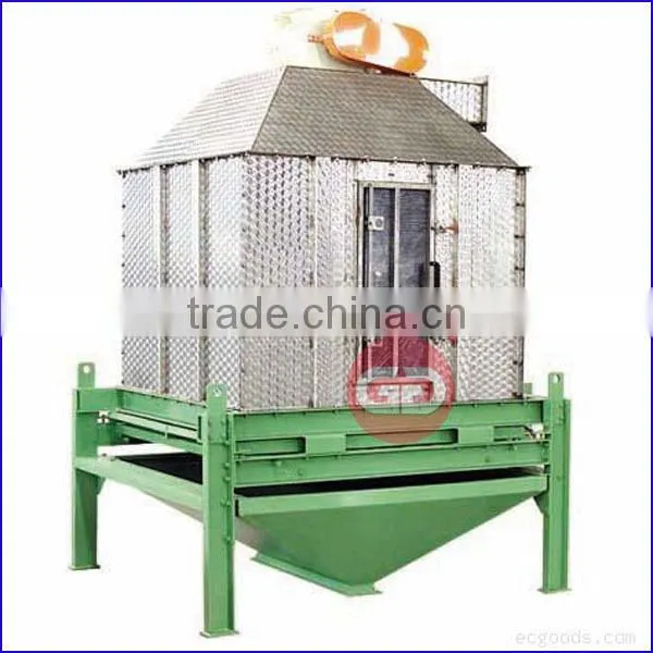 long life counter-flow cooling machine price with high performance for wood pellet and feed pellet cooling