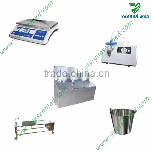YSSJT-1C New style stainless steel medical mortuary corpse trolley stretcher