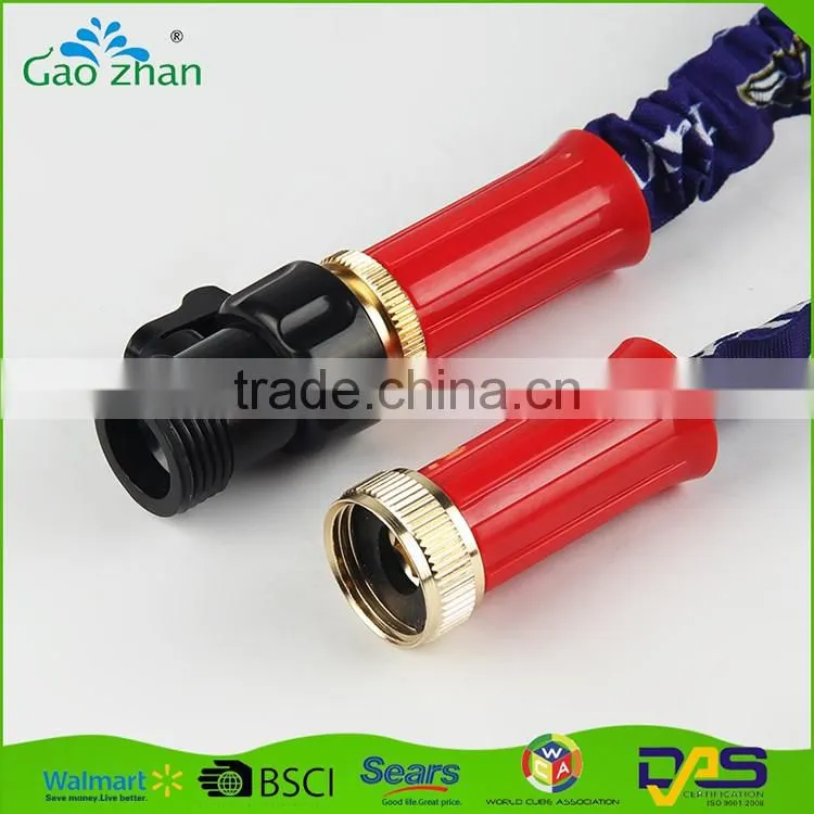 Cheap high quality retractable brass fitting expandable garden water hose