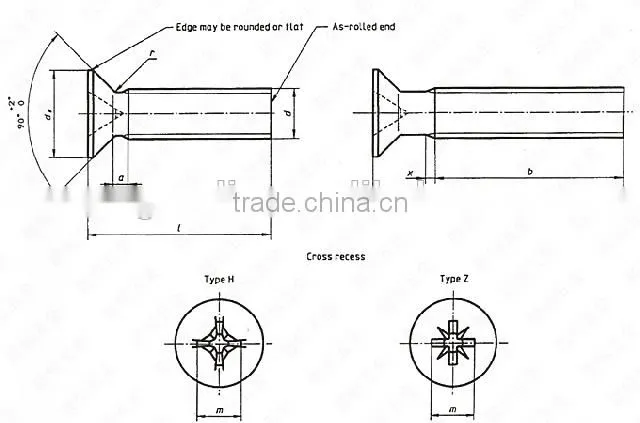 STAINLESS STEEL FLAT HEAD MACHINE SCREW