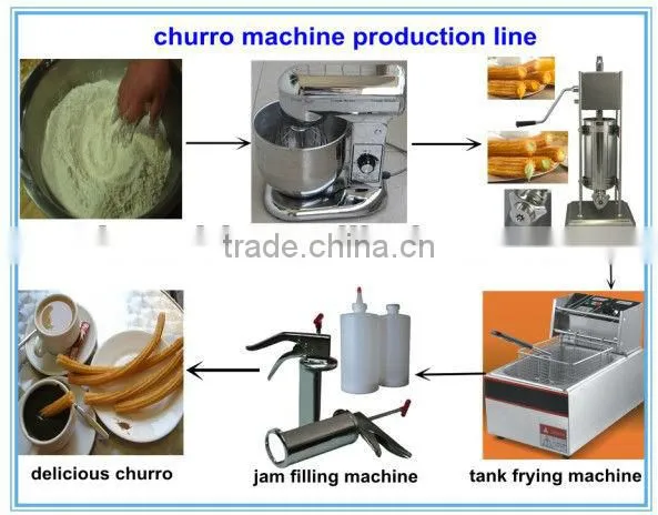 Spain snack food churro maker machine