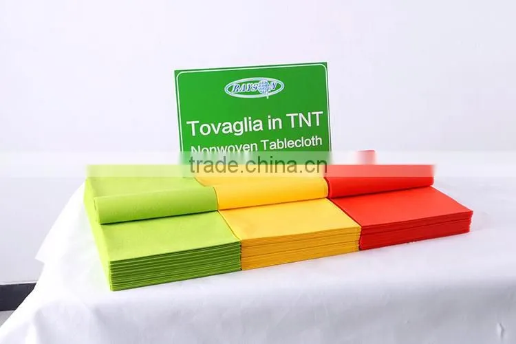 China Online Selling Protect Table Cover Red Spunbond Pp Nonwoven