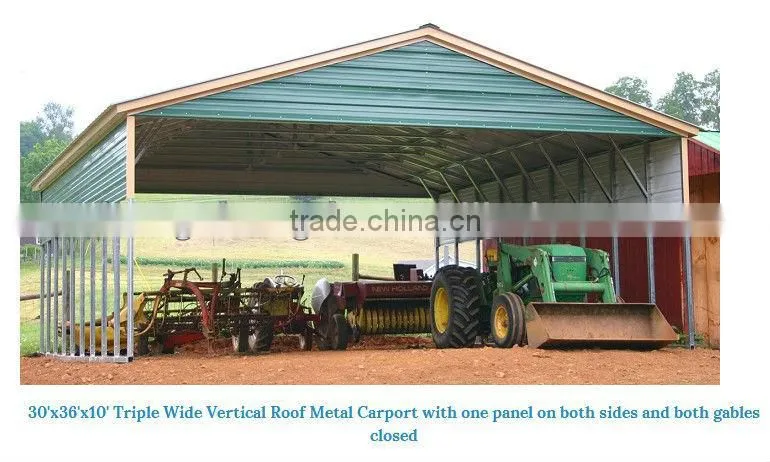 ISO certified steel structure garages high quality