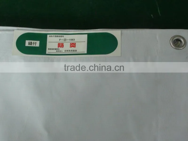 290GSM FR PVC Safety Tarpaulin Hot in Japan Market
