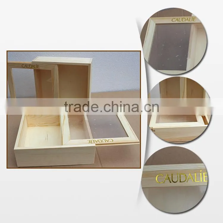 Ancient Style Middle Size Plain Wooden Box