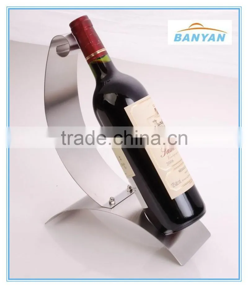 Hot sale wrought iron wine racks, wine rack stainless steel