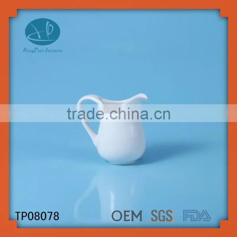 milk pot,milk pot with printing,creamer jug,gravy boat