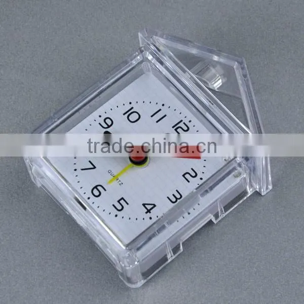 Lovely House Shaped Fluorescent Snooze Quartz Alarm Clock Home Decor Desktop Clock