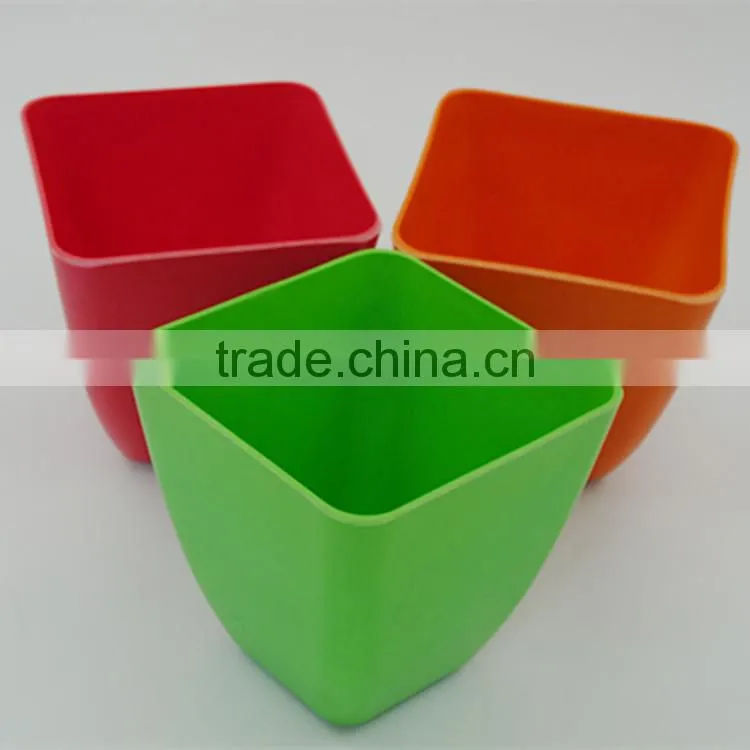indoor bamboo fiber plant flower pot