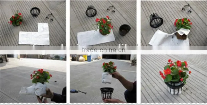 garden decoration hanging flower pots hanging vertical pot plants