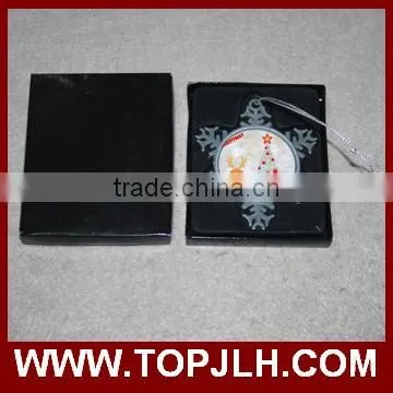 promotion dye sublimation photo print Christmas snowflake decoration