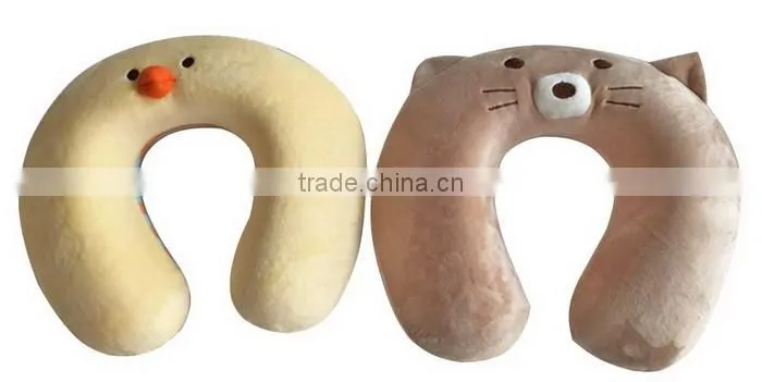 Cute Cartoon Animal U Shape Baby Headrest Neck Guard Car Pillow