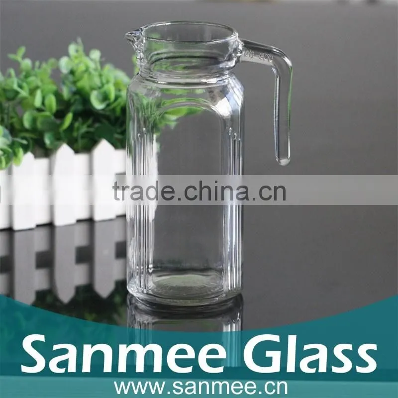 Imported Russian Vodka Glass Water Jug with Lid