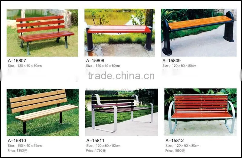 (HD-19903) advertising park bench / promotional metal bench