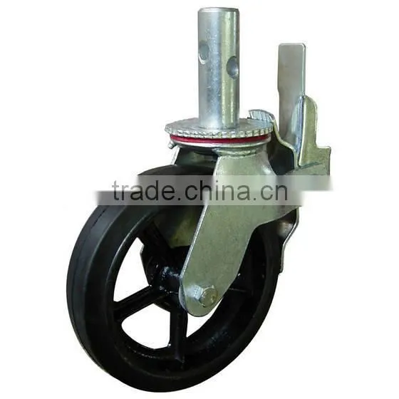 High Quality PP material 6 heavy duty pu caster wheel
