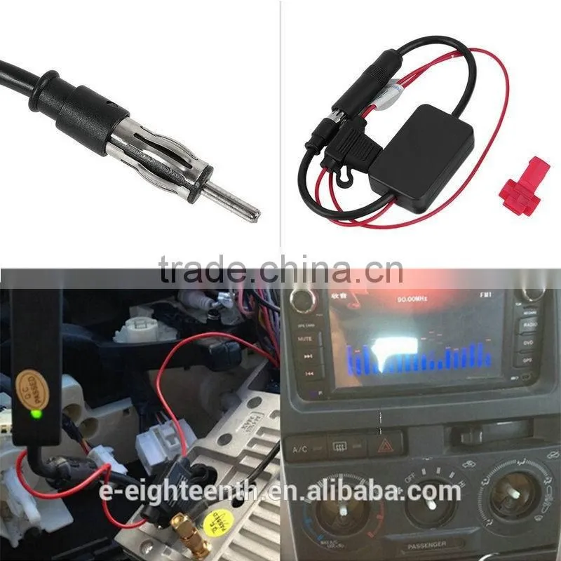 2016 new arrival Car Automobile Antenna Radio Signal Booster ANT-208 Amplifier